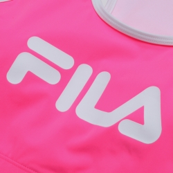 Fila Big Logo Bikini Top Női Fürdőruha Rózsaszín | HU-65611